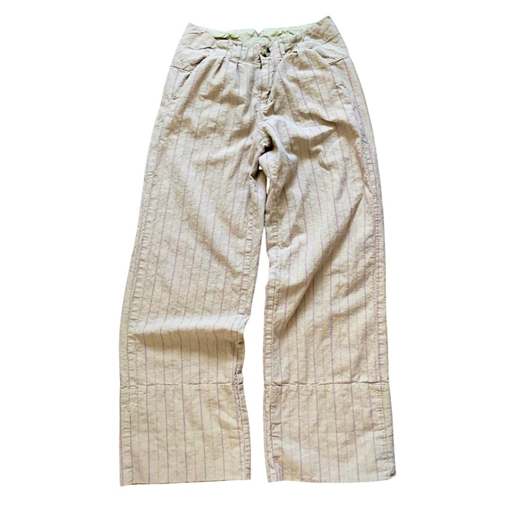 sz 2 Free People Pin Stripe wide leg pants